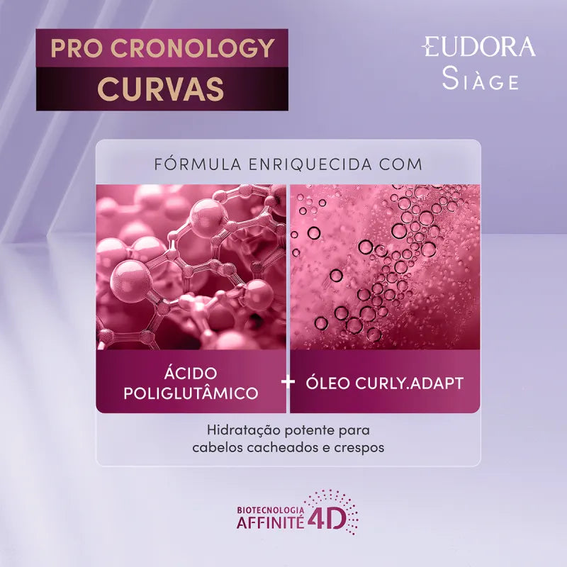 Creme para Pentear Volume Siàge Pro Cronology Curvas 300ml