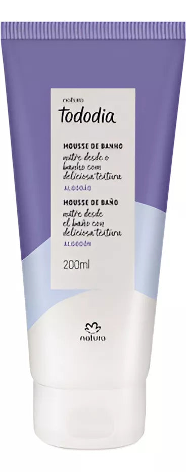 Mousse de Banho Algodão Natura Tododia 200 ml