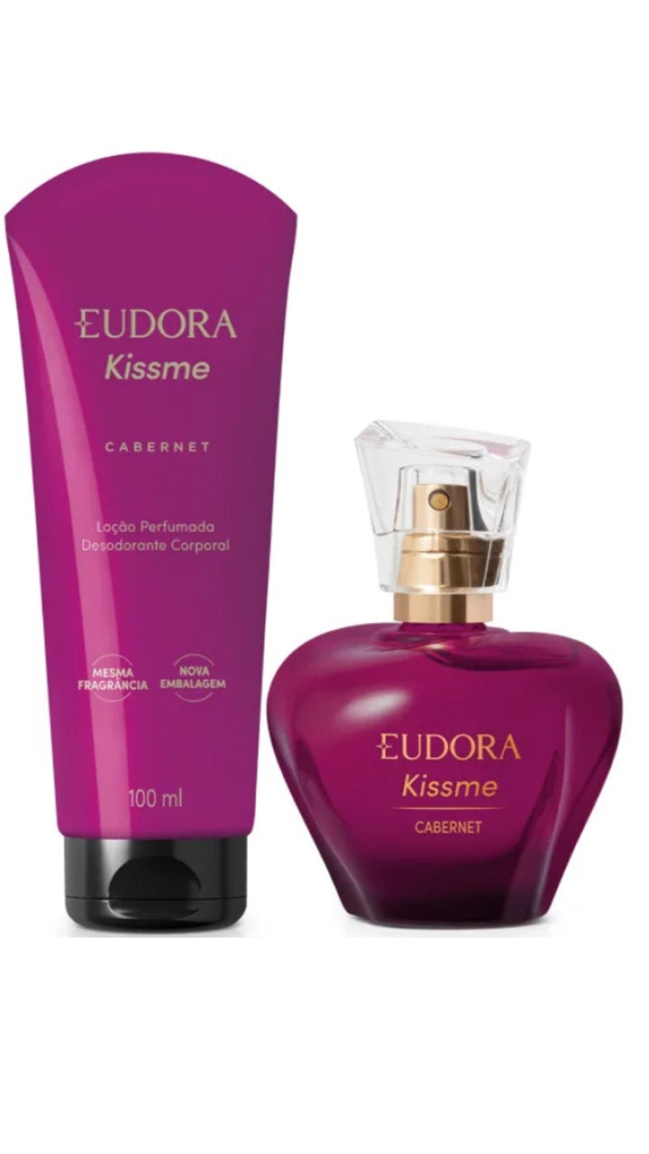 Combo Kiss Me Cabernet: Desodorante Colônia 50ml + Loção Corporal 100ml