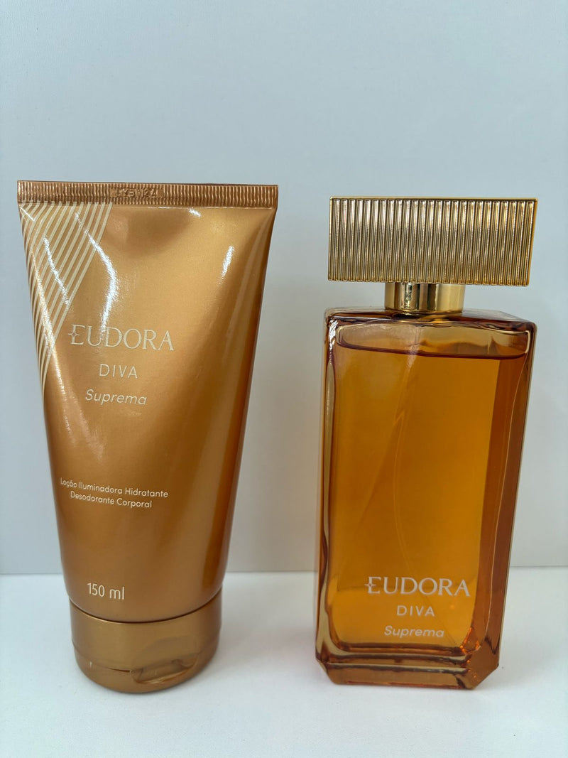 Kit Diva Suprema: Colônia + Hidratante