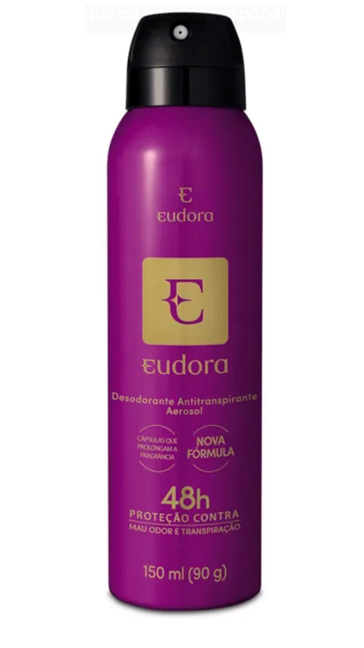 Desodorante Antitranspirante Aerosol Eudora 150ml/90g