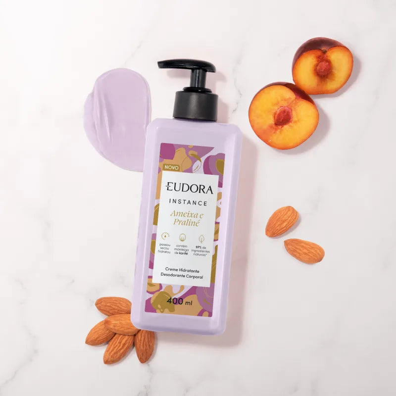 Creme Hidratante Desodorante Corporal Instance Ameixa e Praliné 400ml