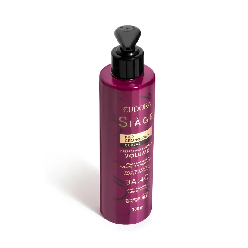 Creme para Pentear Volume Siàge Pro Cronology Curvas 300ml