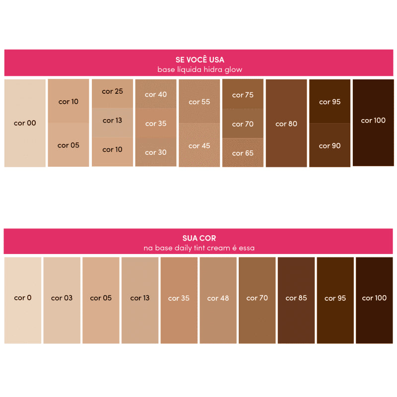 Base Líquida Daily Tint Cream Niina Secrets Cor 35 25ml